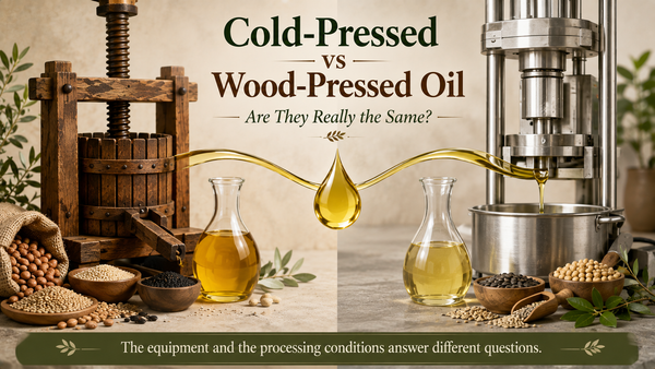 Cold-Pressed vs Wood-Pressed Oil: Are They Really the Same?
