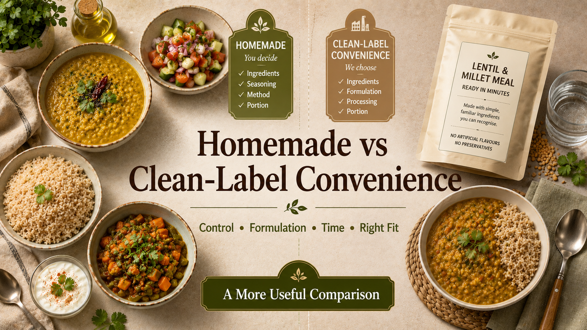Homemade Food vs Clean-Label Convenience Food: A More Useful Comparison