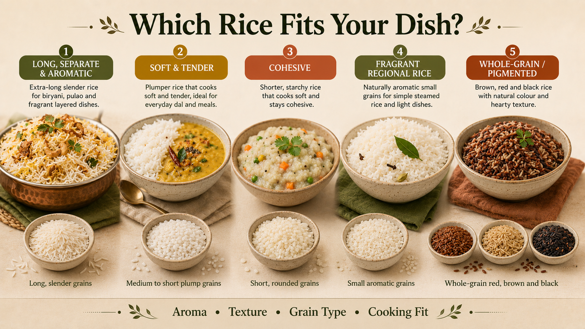 Which Rice Fits Your Dish? A Guide to Aroma, Texture and Grain Type