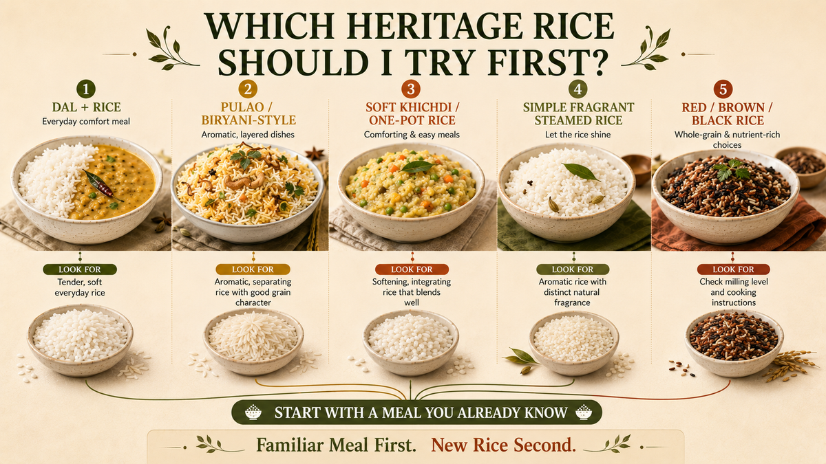 Which Heritage Rice Should You Try First? Start with the Meal You Already Cook