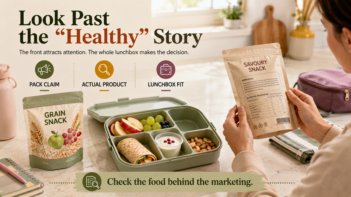 How to Evaluate a Kids’ Lunchbox Snack Without ‘Healthy’ Marketing