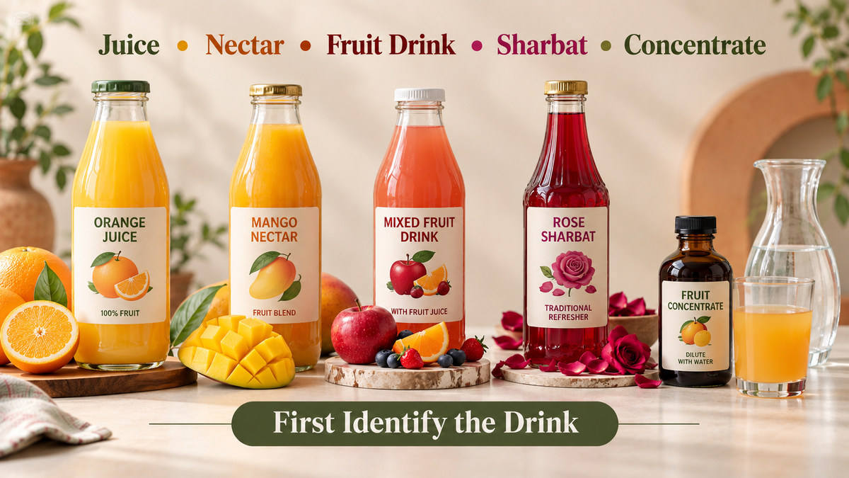 How to Choose Juice, Sharbat or Concentrate—and Know What You Are Drinking