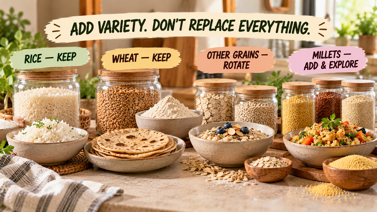 How to Include Millets Without Replacing Every Grain in Your Kitchen