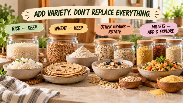 How to Include Millets Without Replacing Every Grain in Your Kitchen