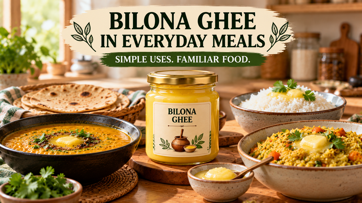 How to Use Bilona Ghee in Everyday Meals Without Overcomplicating It