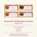 Taste All 4 Millet Bars Combo – Pack of 4