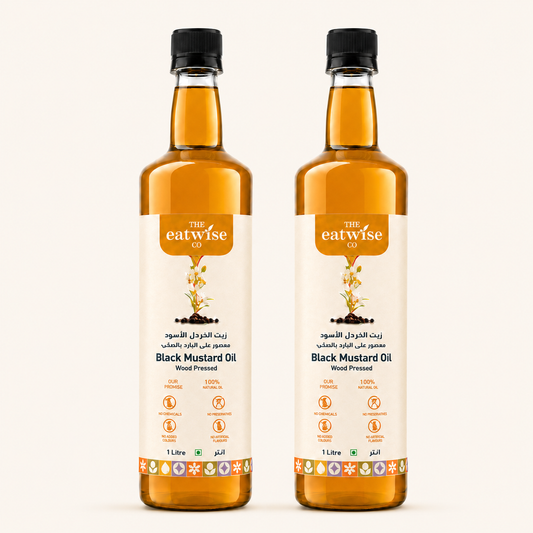 Mustard Oil 1+1 Free Trial Combo – 2 x 1L (Wood-Pressed)