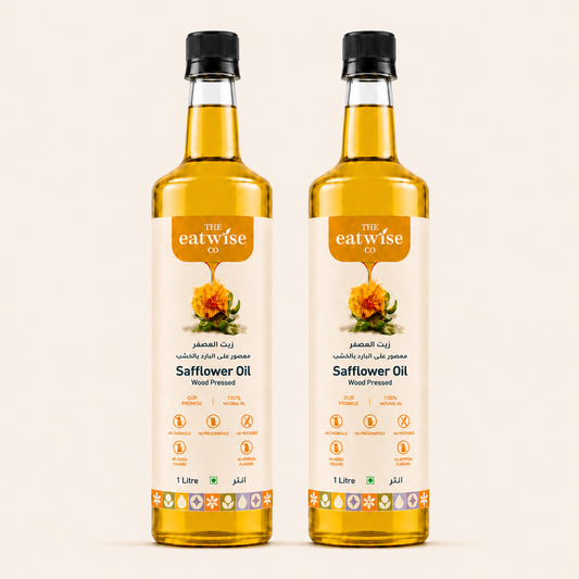 Safflower Oil 1+1 Free Trial Combo – 2 x 1L (Wood-Pressed)