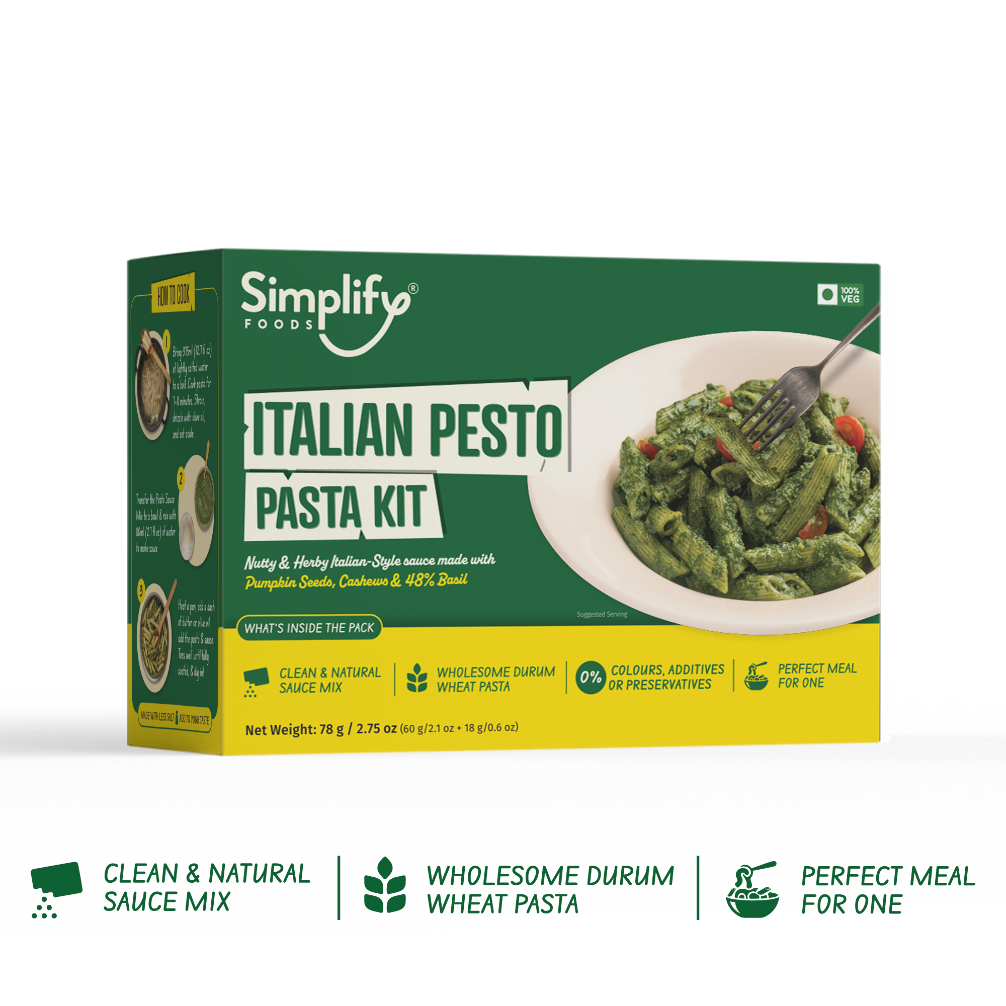 Italian Pesto pasta kit
