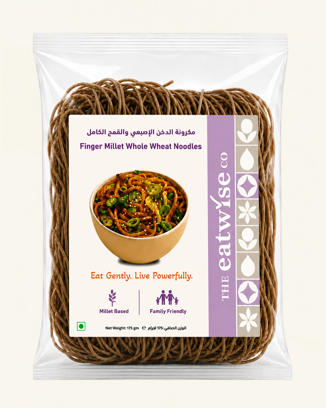 Finger Millet whole wheat noodles