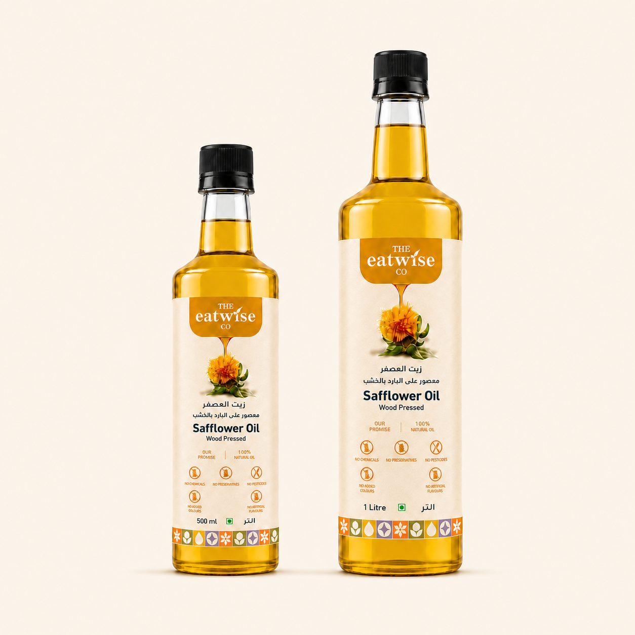 Safflower Oil Stock-Up Combo - 1L + 500ml