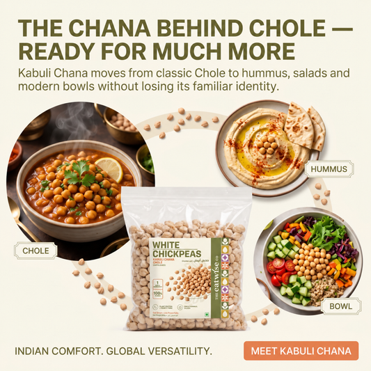 White Chickpeas (Kabuli Chana / Chole) – Unpolished 500gm