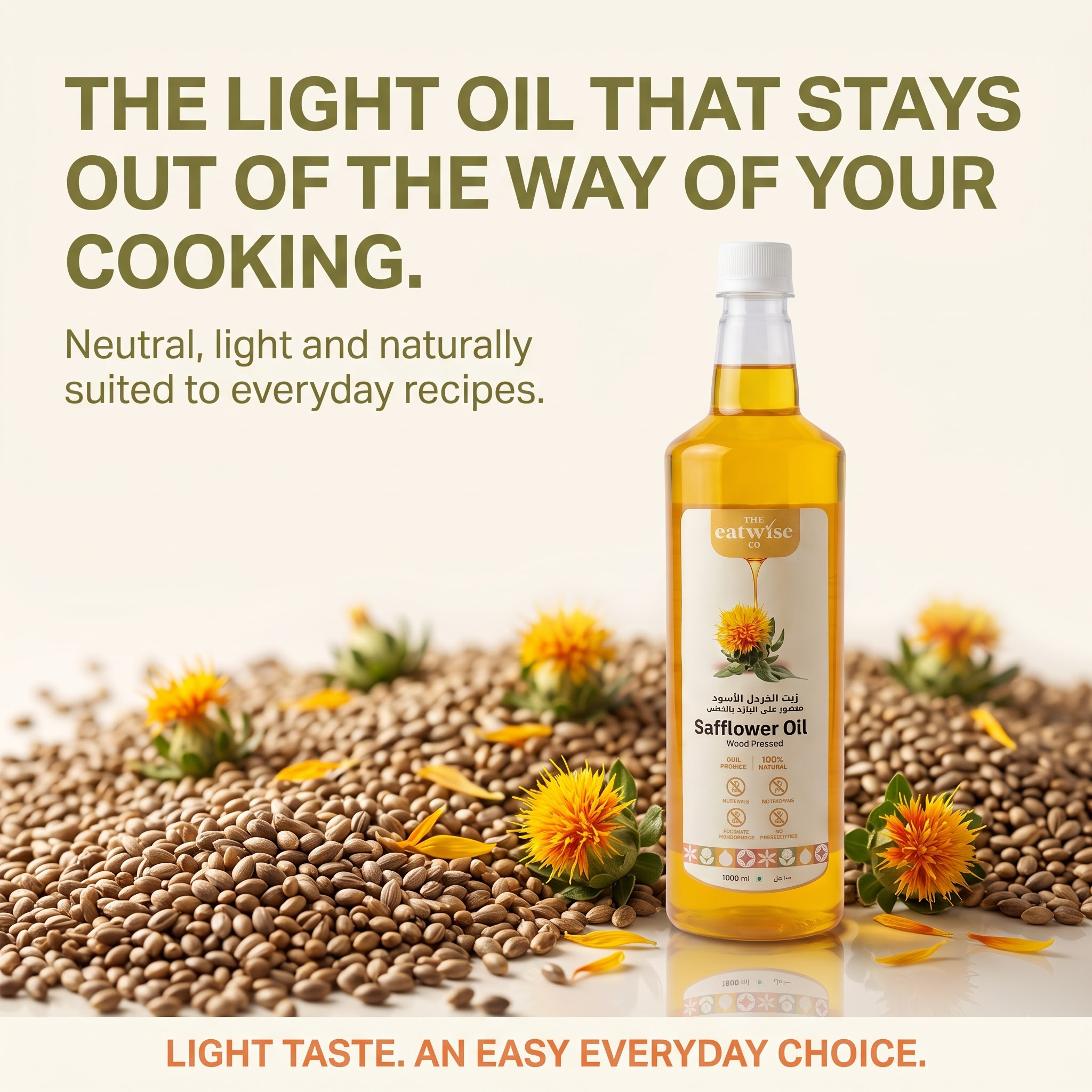 Safflower Oil - (Woodpressed)