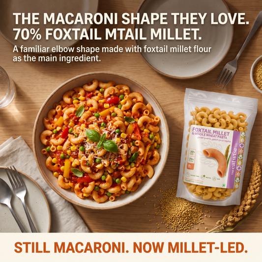 Foxtail Millet & Whole Wheat Pasta