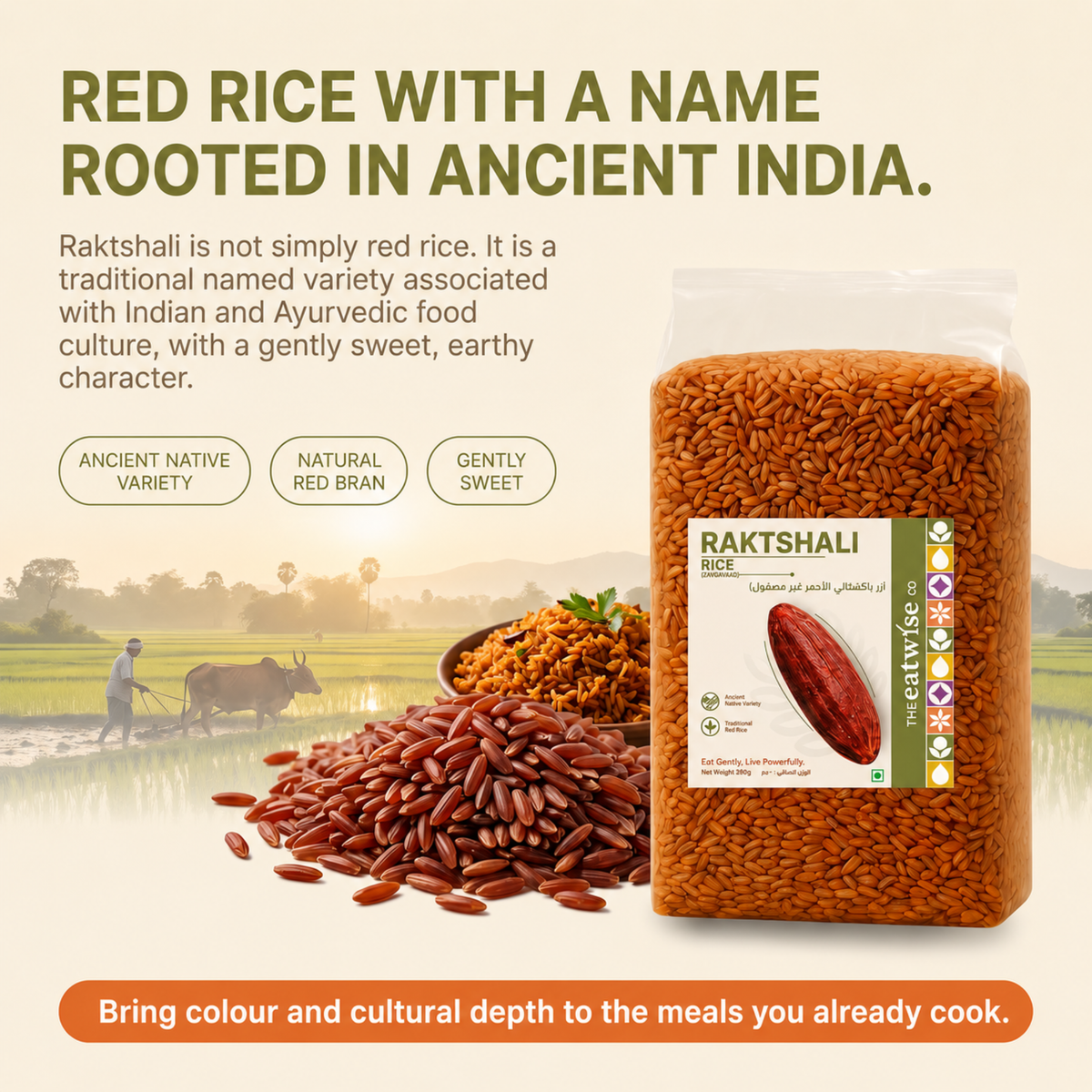 Raktashali Red Rice (Unpolished)