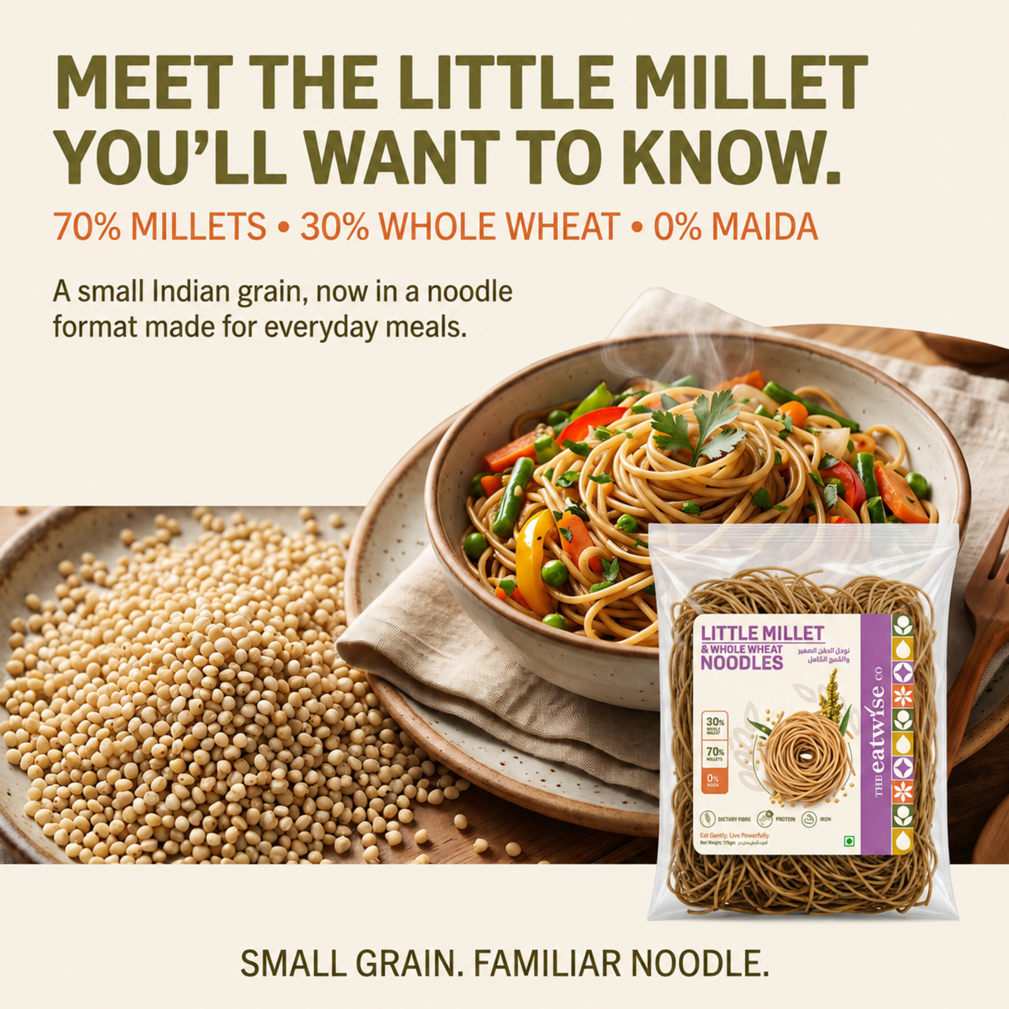 Little Millet & Whole Wheat Noodles