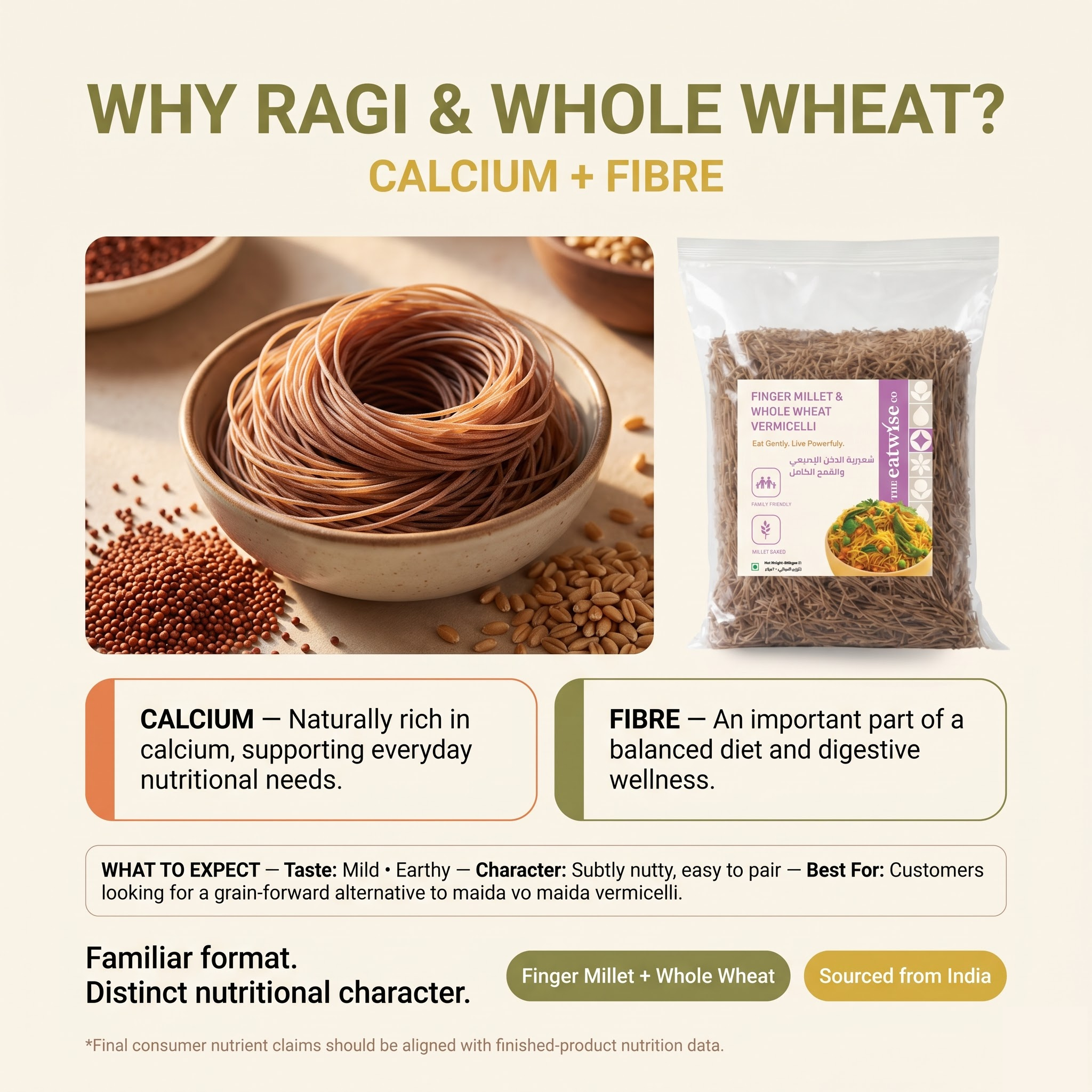 Finger Millet & Whole Wheat Vermicelli