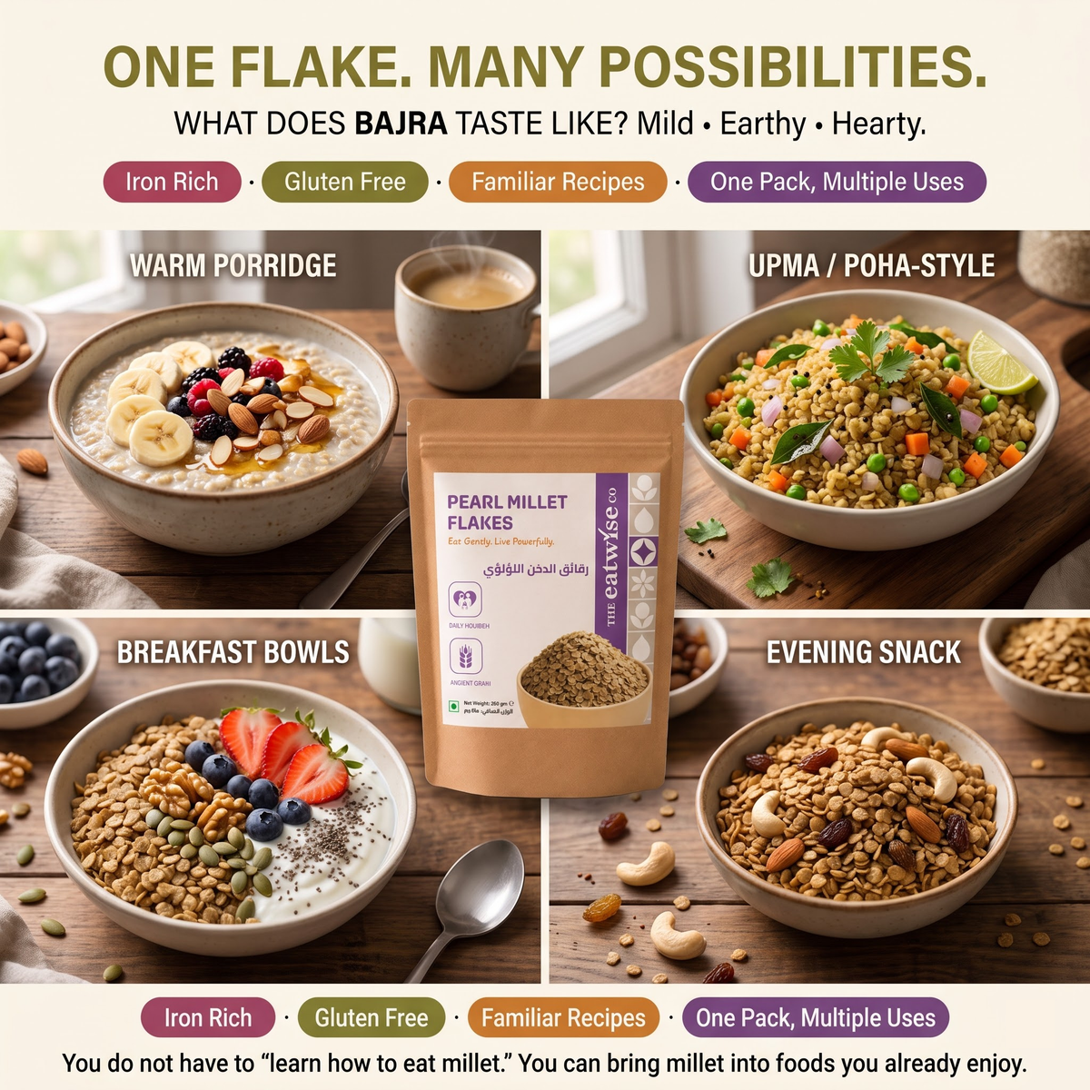 Pearl Millet Flakes