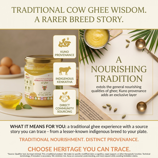 Kenkatha Cow Bilona A2 Ghee – 250 ml