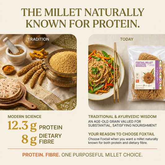 Foxtail Millet & Whole Wheat Noodles