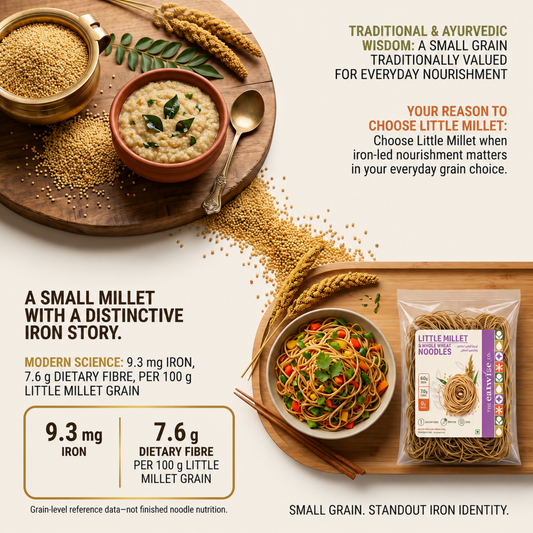 Little Millet & Whole Wheat Noodles