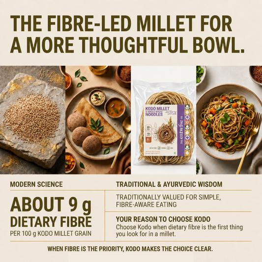 Kodo Millet & Whole Wheat Noodles