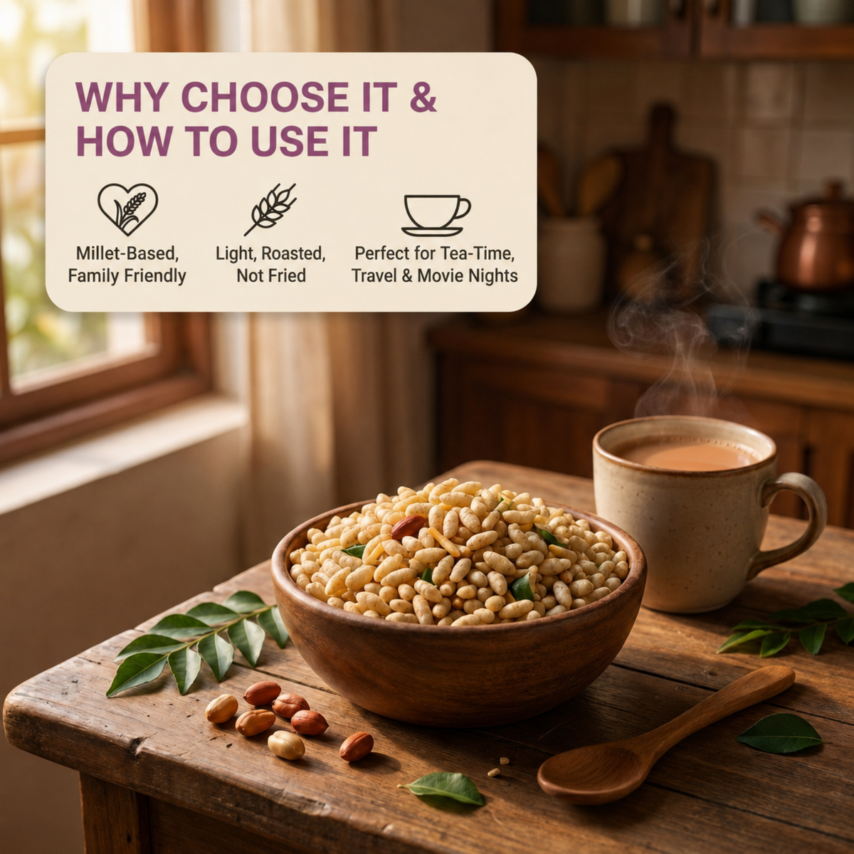 Sorghum Millet Snack Mix