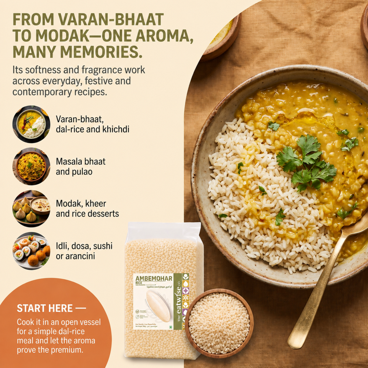 Ambemohar Rice (Semi Polished)