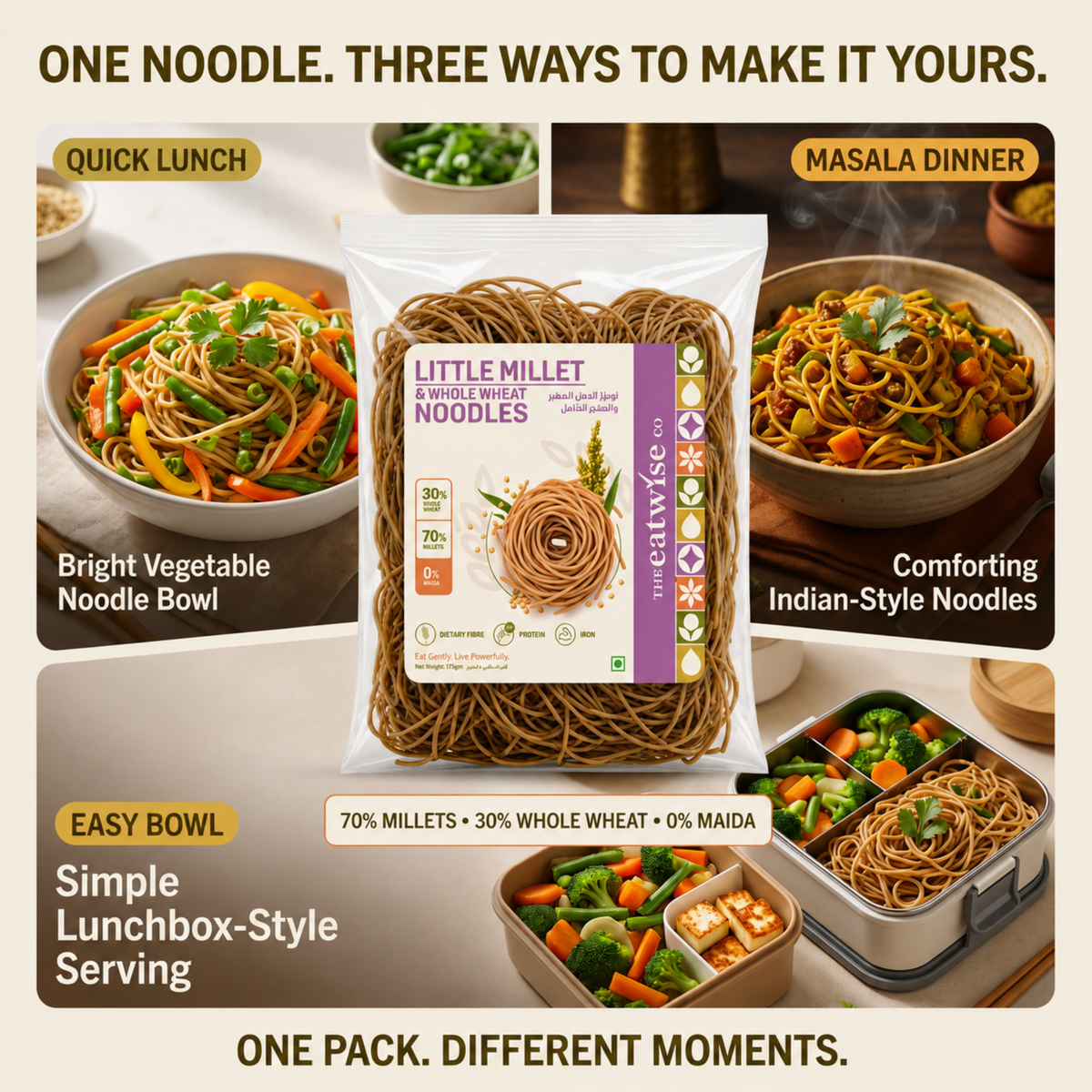 Little Millet & Whole Wheat Noodles