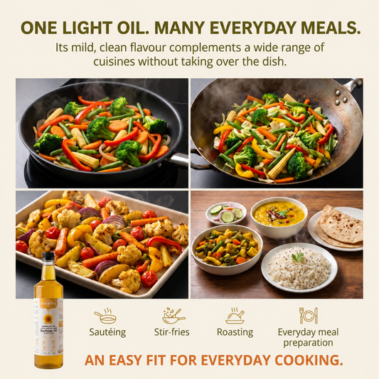 Sunflower Oil - (Woodpressed)
