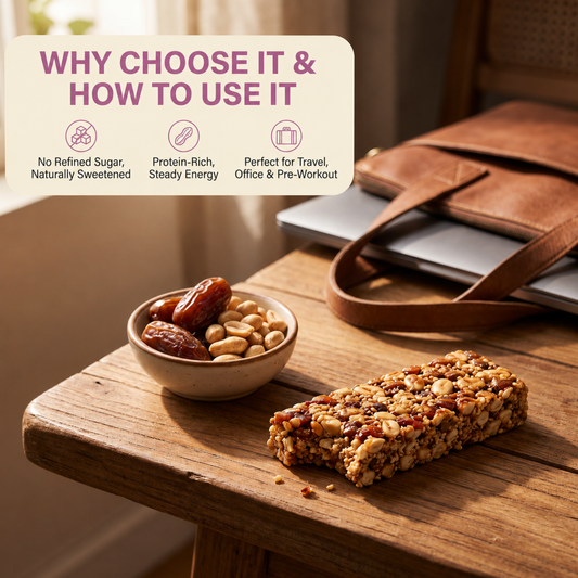 Millet Dates Peanut Crispy Bar
