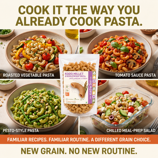 Kodo Millet & Whole Wheat Pasta