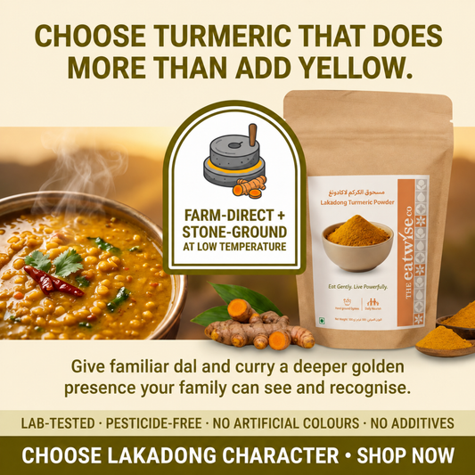 Lakadong Turmeric Powder – Stone-Ground Haldi – 100 g