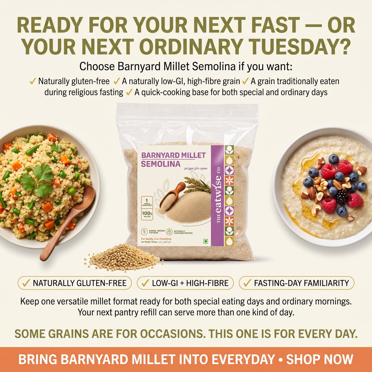 Barnyard Millet Semolina