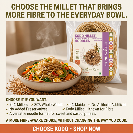 Kodo Millet & Whole Wheat Noodles