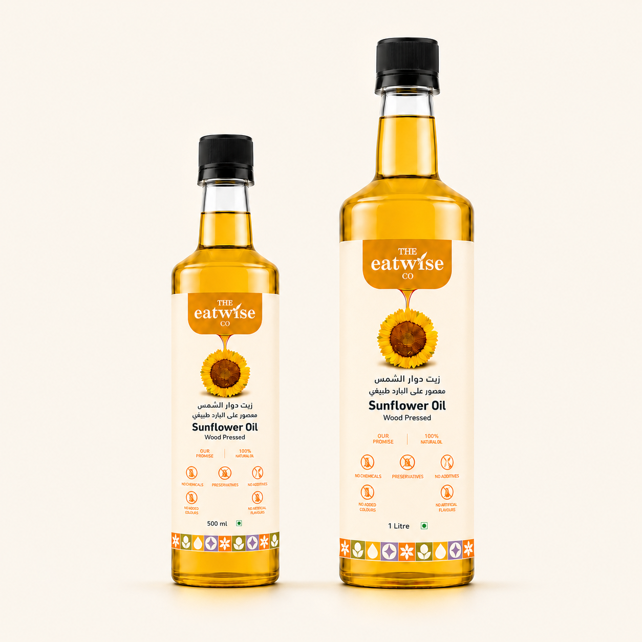 Sunflower Oil Stock-Up Combo - 1L + 500ml