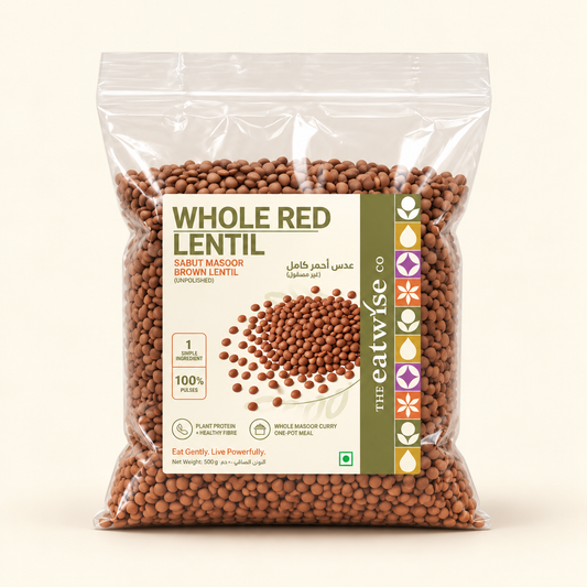 Whole Red Lentil (Sabut Masoor) – Unpolished 500gm