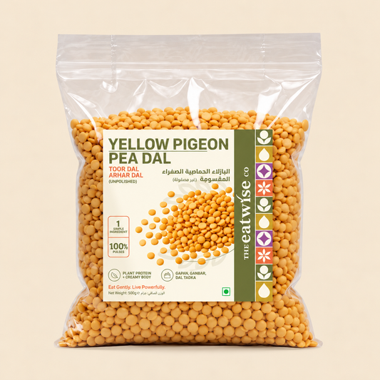 Yellow Pigeon Pea Dal (Toor Dal/Arhar Dal) – Unpolished 500gm