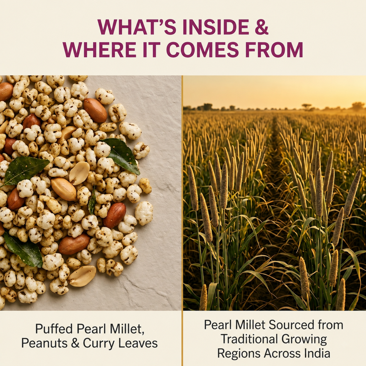 Pearl Millet Snack Mix