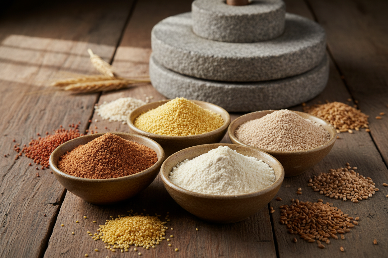 STONE-GROUND FLOURS